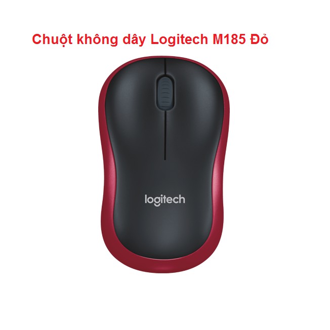 CHUỘT LOGITECH WIRELESS M185 Đỏ