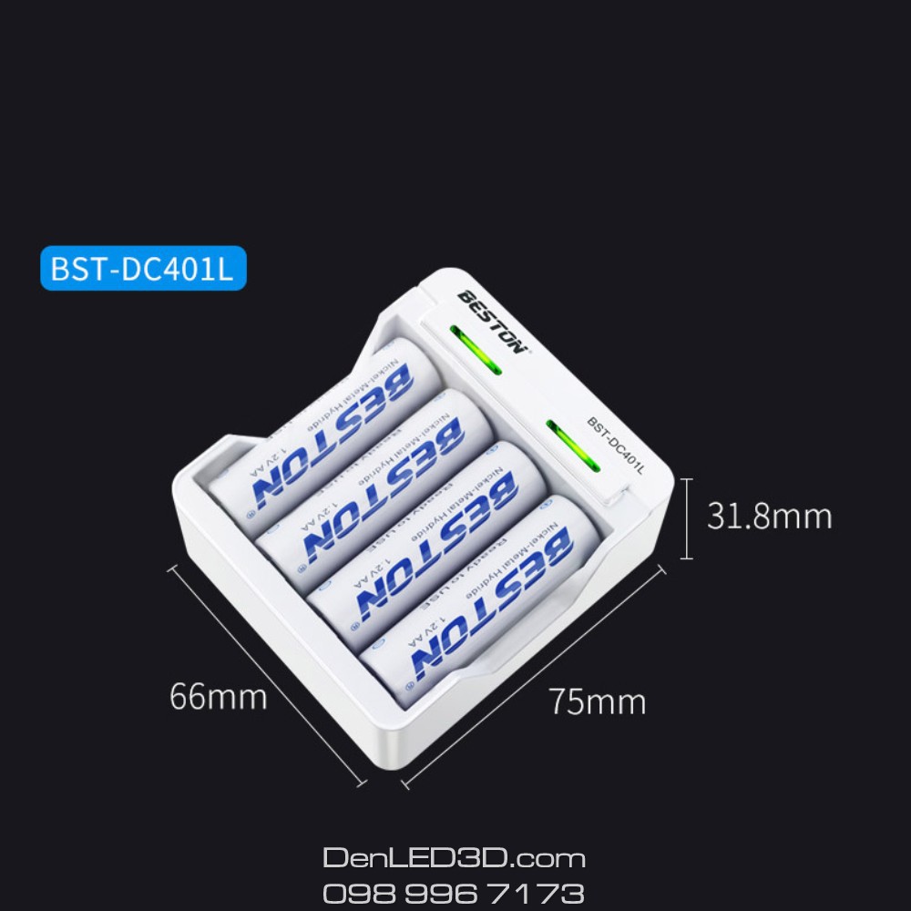 [Chính Hãng] Combo Pin Sạc BESTON AA 3000Mah Kèm Sạc C9009 Sạc Nhanh Tự Ngắt - BH 1 Đổi 1