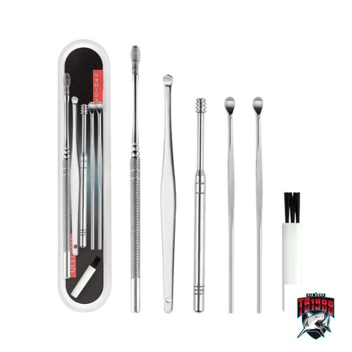 Dụng Cụ Lấy Ráy Tai 6 Món Trong 1 Thiết Kế Thông Minh, Tiện Lợi TB003