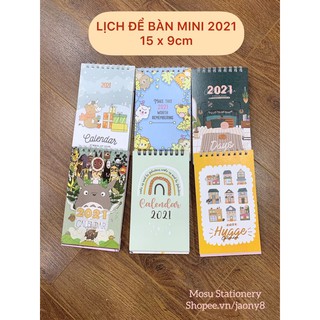 LỊCH ĐỂ BÀN MINI 2021