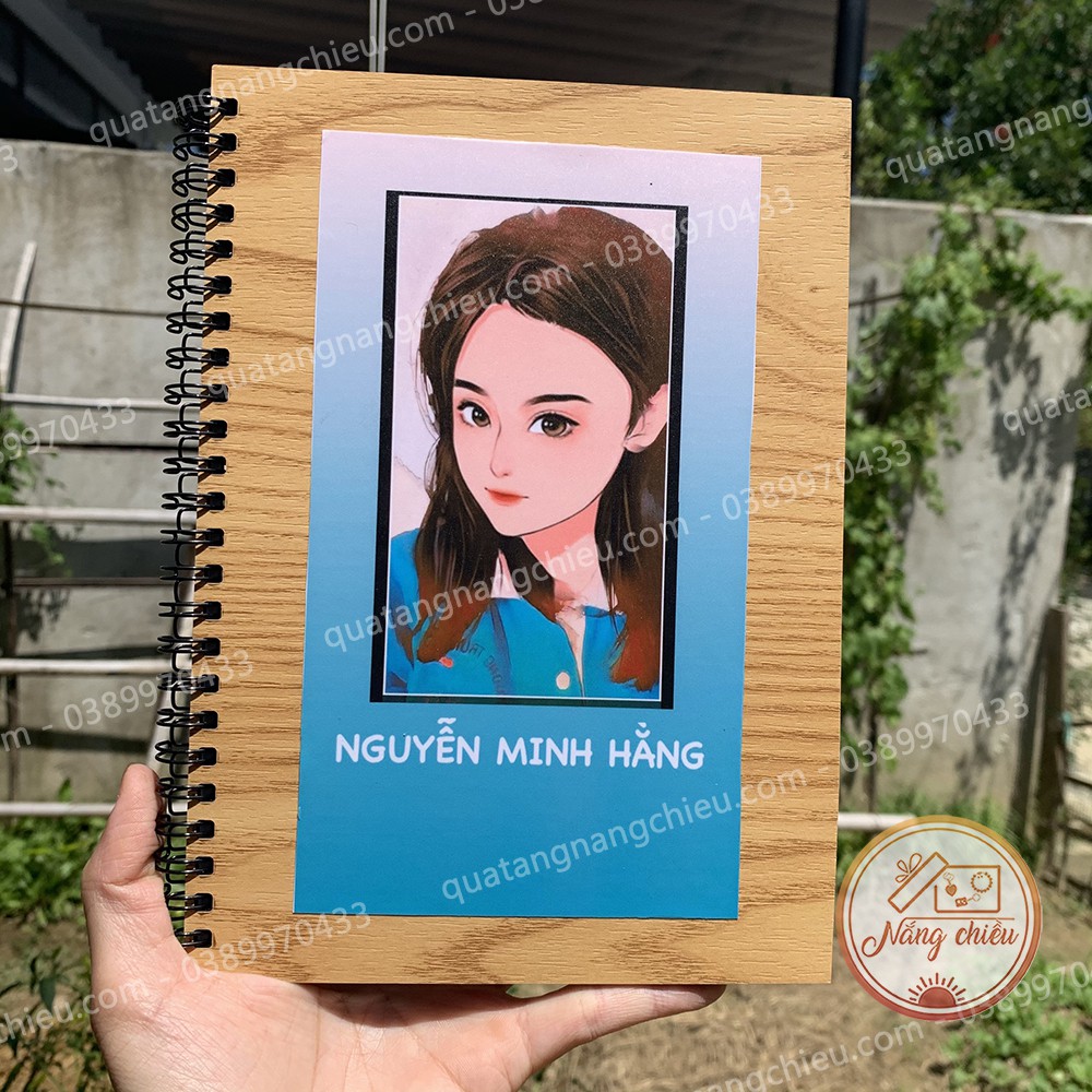 Lưu bút ngày hè, quà kỉ niệm ngày ra trường, quà tặng ý nghĩa dịp 20.11, sổ gáy lò xo khắc bìa theo yêu cầu