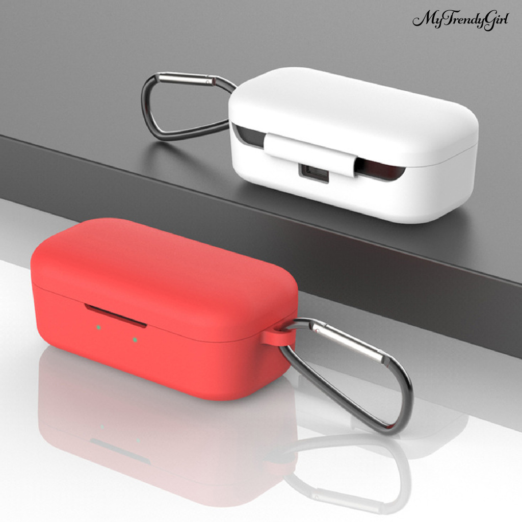 Vỏ Bảo Vệ Hộp Sạc Tai Nghe Không Dây Bằng Silicon Mềm Màu Trơn Cho Qcy T5 | BigBuy360 - bigbuy360.vn