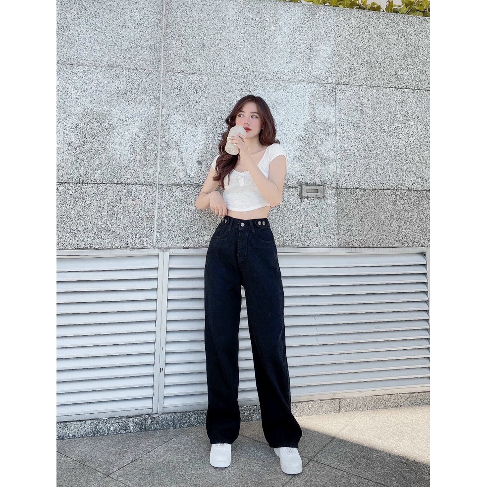 [3 SIZE 40-56KG TÙY CHIỀU CAO] QUẦN JEAN SUÔNG NỮ THỜI TRANG ĐI CHƠI, ĐI LÀM