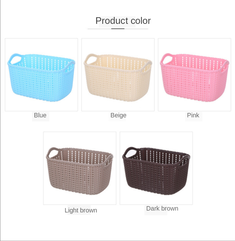 Rổ Nhựa Rỗng Đựng Đồ Có 5 Màu Sắc