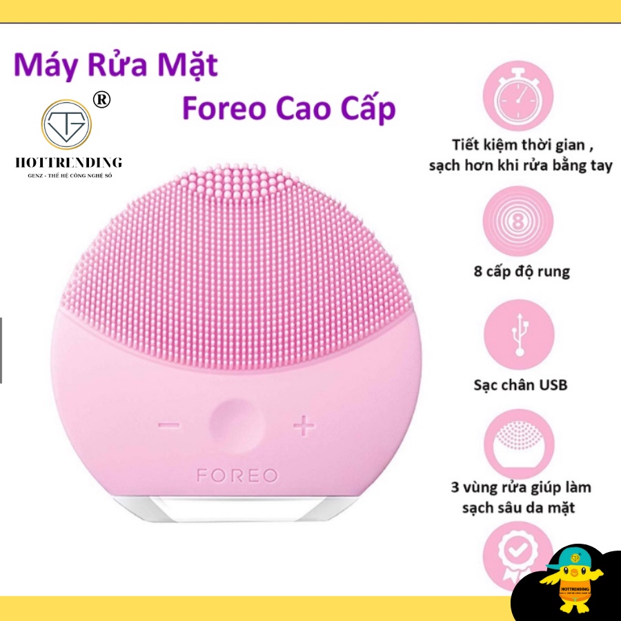 Máy Rửa Mặt Cao Cấp Rung Sóng Siêu Âm Sonic 4.0 FOREVER- Rửa Sạch Sâu Da Mặt