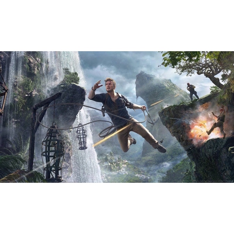 Game PS4 : Uncharted 4 likenew