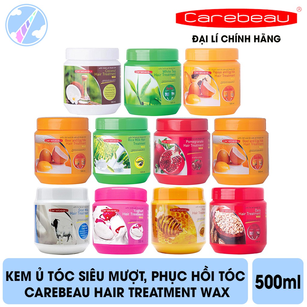 Kem Ủ Tóc Siêu Mượt, Phục Hồi Tóc Carebeau Hair Treatment Wax 500ml | BigBuy360 - bigbuy360.vn