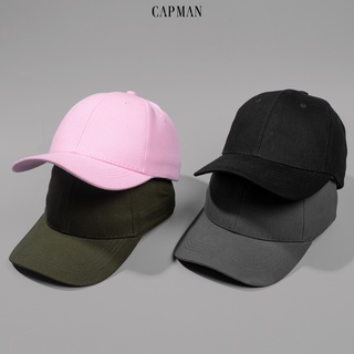 Mũ lưỡi trai trơn basic CAPMAN chính hãng, phom dáng thể thao CM99 phong cách ulzzang unisex