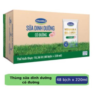 THÙNG 48 BỊCH SỮA DINH DƯỠNG VINAMILK CÓ ĐƯỜNG - KHÔNG ĐƯỜNG - ÍT ĐƯỜNG FINO BỊCH