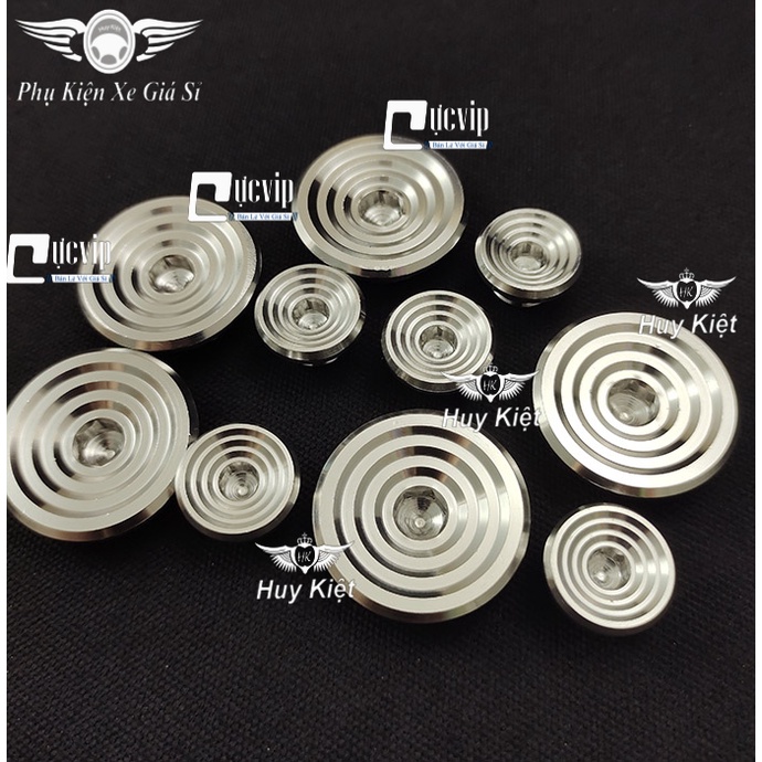 Cặp Nút Đề, Ốc Mâm Lửa Salaya Thái Inox 304 Nguyên Khối Cho Dòng Xe Honda, Yamaha MS5174