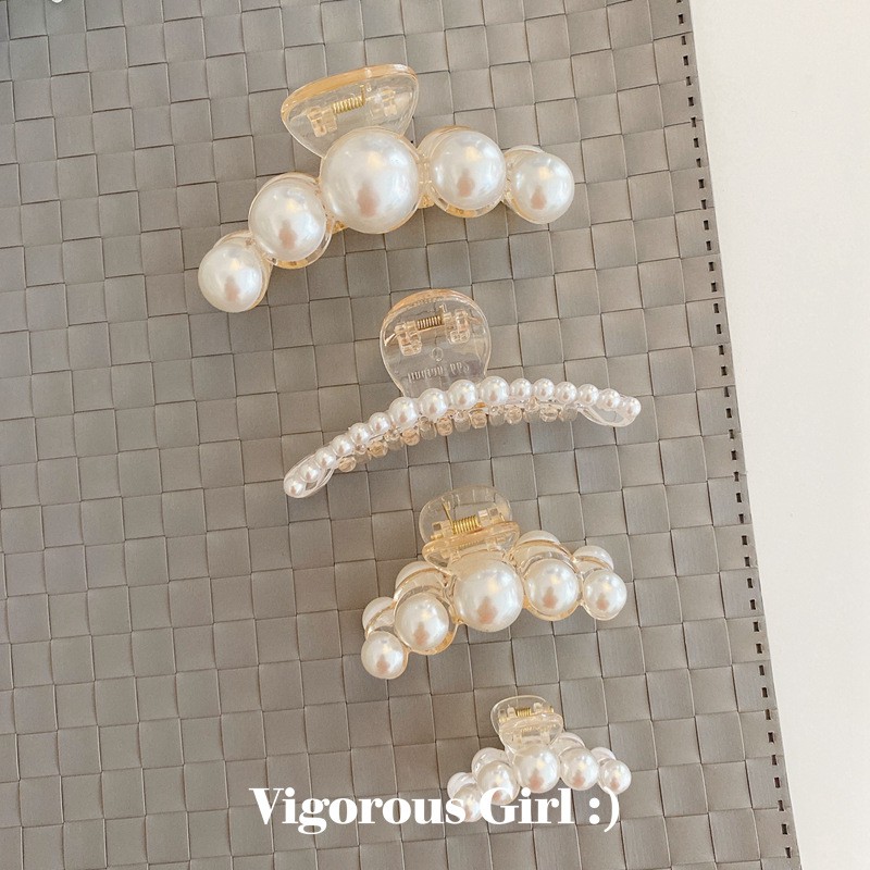 Kẹp tóc đính ngọc trai thời trang thanh lịch cho nữ