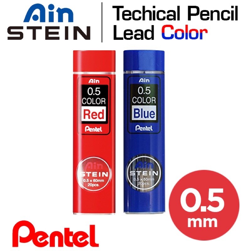 Ngòi chì C275 màu xanh,đỏ hàng chính hãng Pentel.