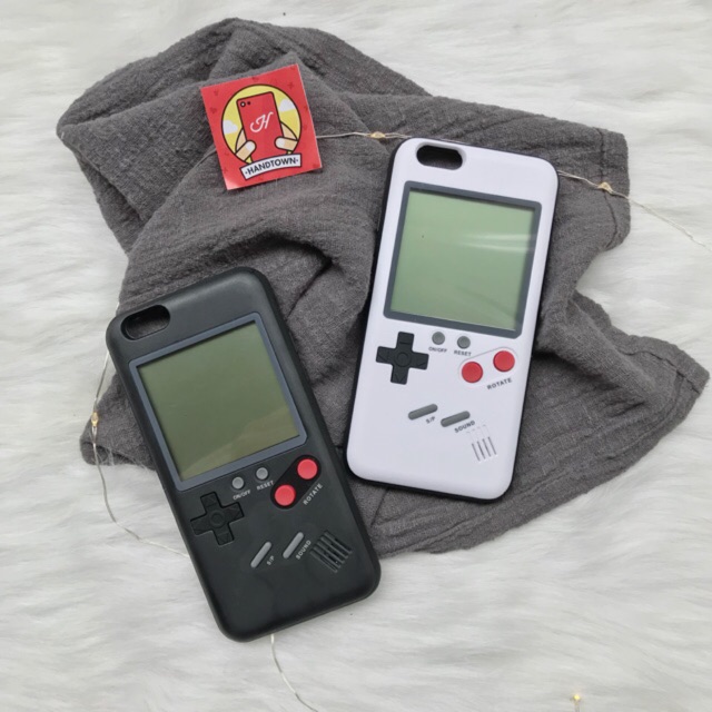 [CÓ SẴN] Ốp lưng game IPHONE 6 6s 6plus 7 8 7plus 8plus X CHƠI GAME XẾP HÌNH GIỐNG GAMEBOY CŨ CÓ VIDEO