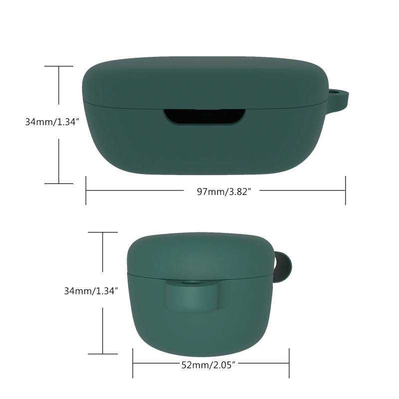 Vỏ Bảo Vệ Hộp Sạc Tai Nghe Jbl Quantumarphone Bằng Silicon Chống Thất Lạc Tiện Dụng