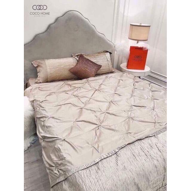 [GIÁ SỐC] Trọn bộ chăn ga gối lụa Luxury cao cấp mẫu mới 2019