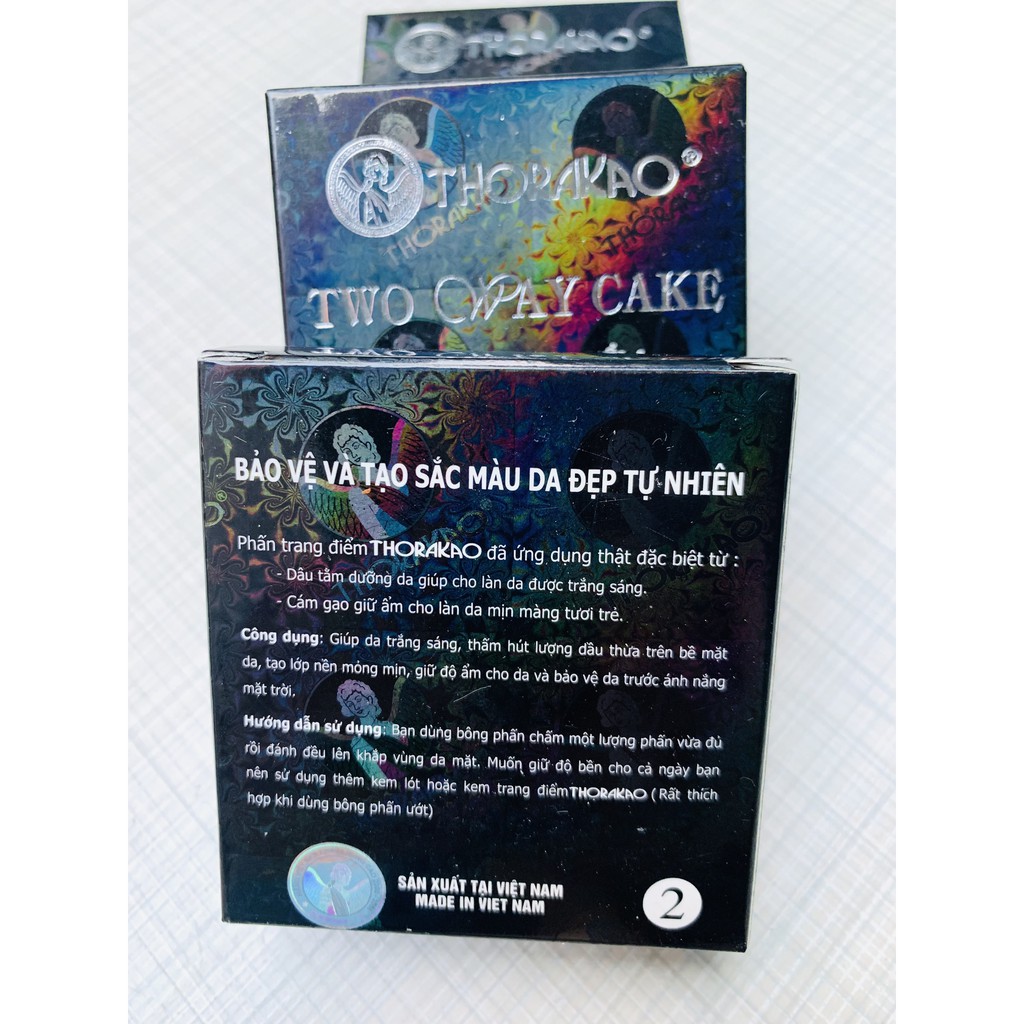 1 HỘP PHẤN TRANG ĐIỂM TRẮNG DA THORAKAO TWO WAY CAKE 9G
