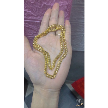 dây chuyền xích mạ vàng nam nữ đều đeo được