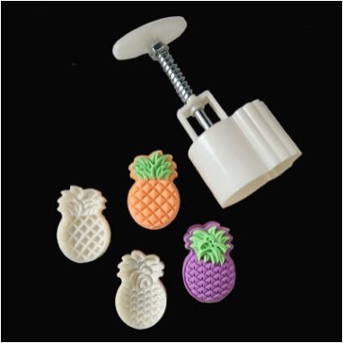 Khuôn bánh dứa lò xo 50g