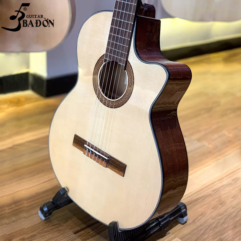 Đàn Guitar Classic C100J Ba Đờn Gỗ Hồng Đào Cao Cấp - Tặng Bao Vải + 2 Pick + Capo