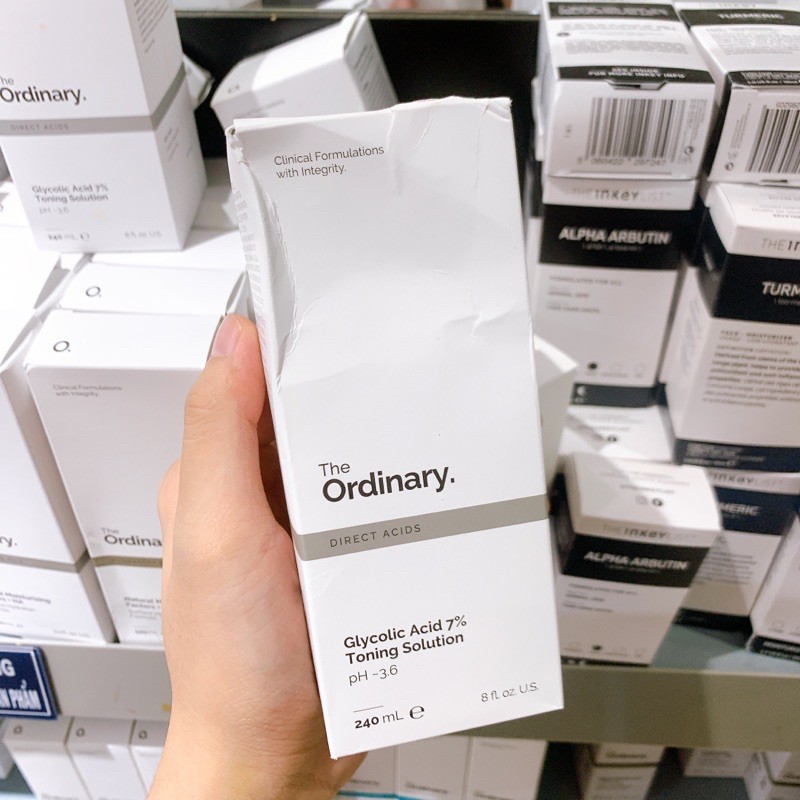 [HỘP GIẤY XẤU/VƠI] Nước cân bằng tẩy da chết The Ordinary / Glycolic Acid 7% Toning Solution ( 240mL )