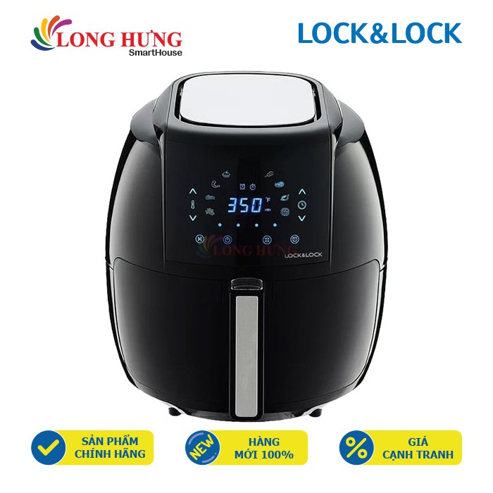 Nồi chiên không dầu điện tử Lock&amp;Lock 5.5 lít EJF386 - Hàng chính hãng