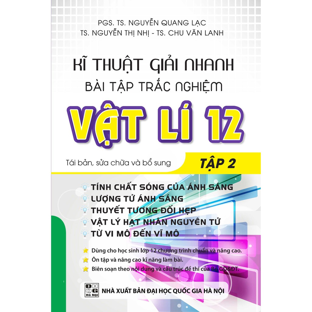 Sách - Combo Kĩ Thuật Giải Nhanh Bài Tập Trắc Nghiệm Vật Lý 12 ( Tập 1 + Tập 2 ) | BigBuy360 - bigbuy360.vn