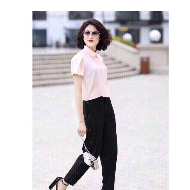 Áo sơ mi cộc tay nữ