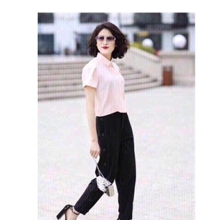 Áo sơ mi cộc tay nữ