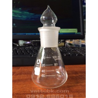 Bình tam giác có nút nhám 100ml
