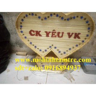 Trái tim bằng tăm mẫu 1