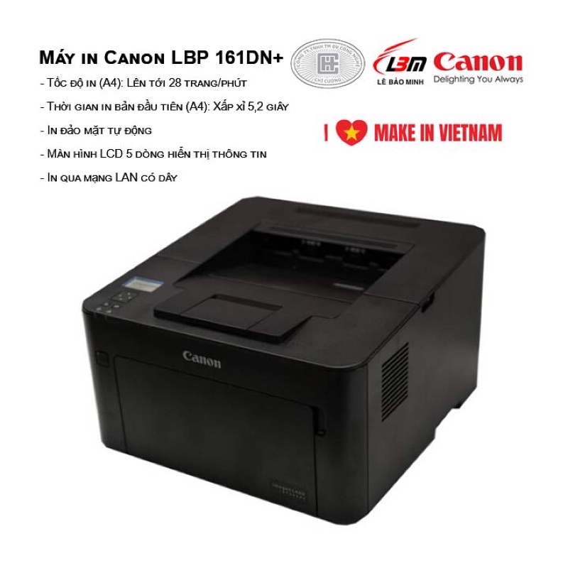 Máy in Canon LBP161dn+ THẾ HỆ MỚI CHÍNH HÃNG