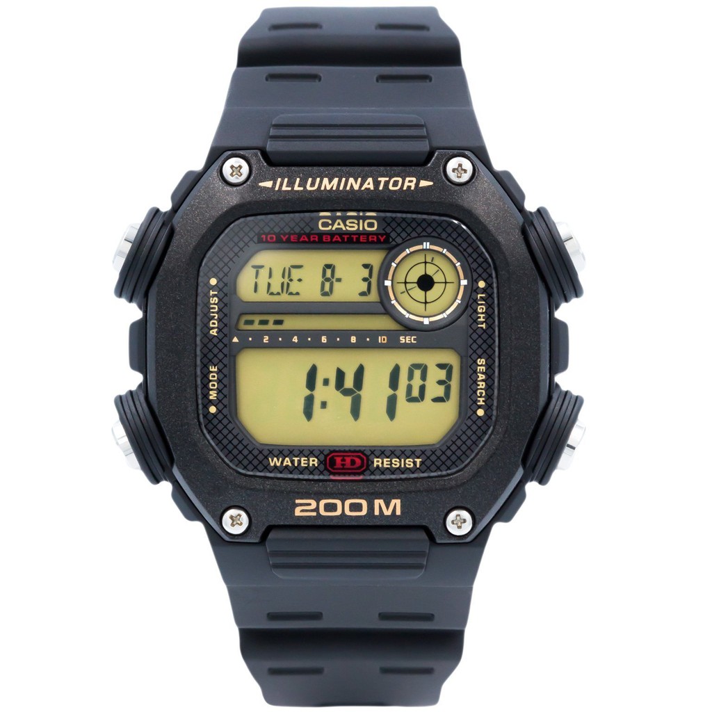 Đồng hồ nam dây nhựa Casio Standard chính hãng Anh Khuê DW-291H-9AVDF (50mm)