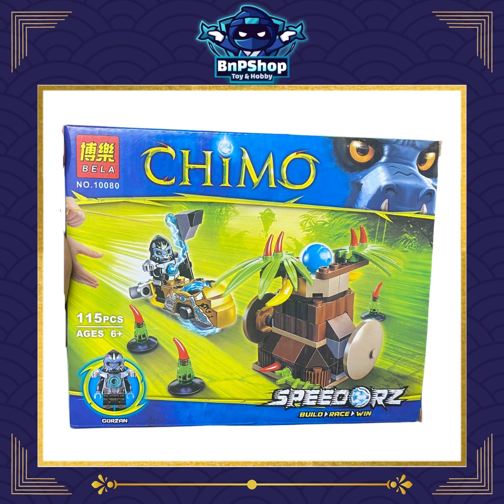 [CHIMA] CÚ ĐÁNH CHUỐI - LEGO CHIMA - BELA 10080 (Hàng có sẵn)