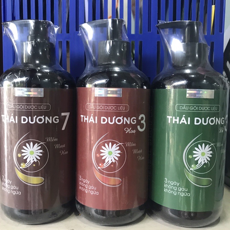 Dầu Gội Dược Liệu Thái Dương 3 hoặc 7 Chai 480ml sao thái dương