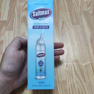 Dung dịch vệ sinh mũi SALTMAX SPAY, vệ sinh mũi nước muối biển sâu, an toàn cho trẻ nhỏ, tiện lợi