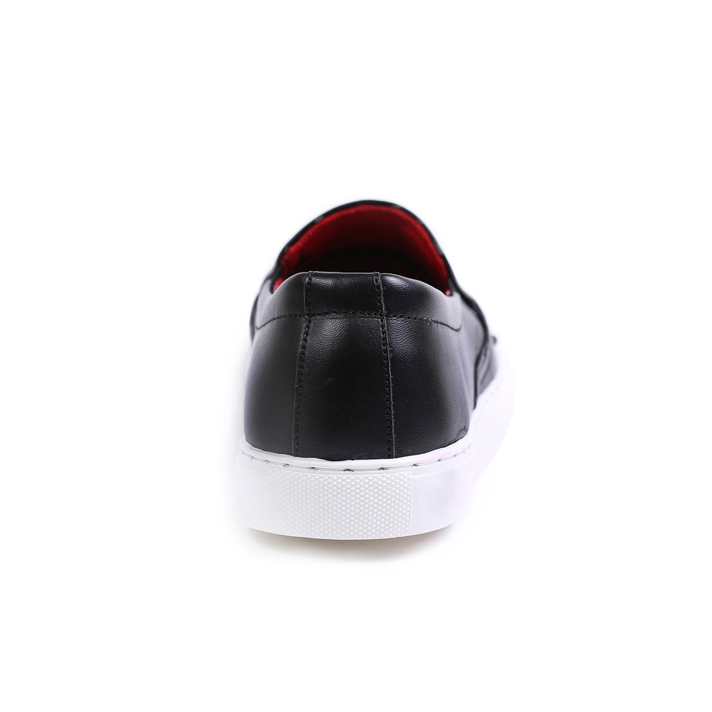 Giày Slip On Nam  Da Phong Cách Đơn Giản Màu Đen Aroti - M498-DEN sp11