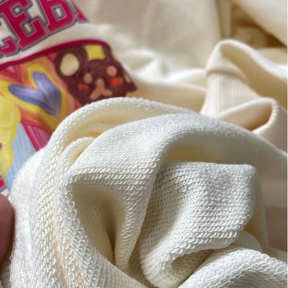 Áo thun ZHELIHANGFEI cho nữ dài tay in hình gấu dễ thương