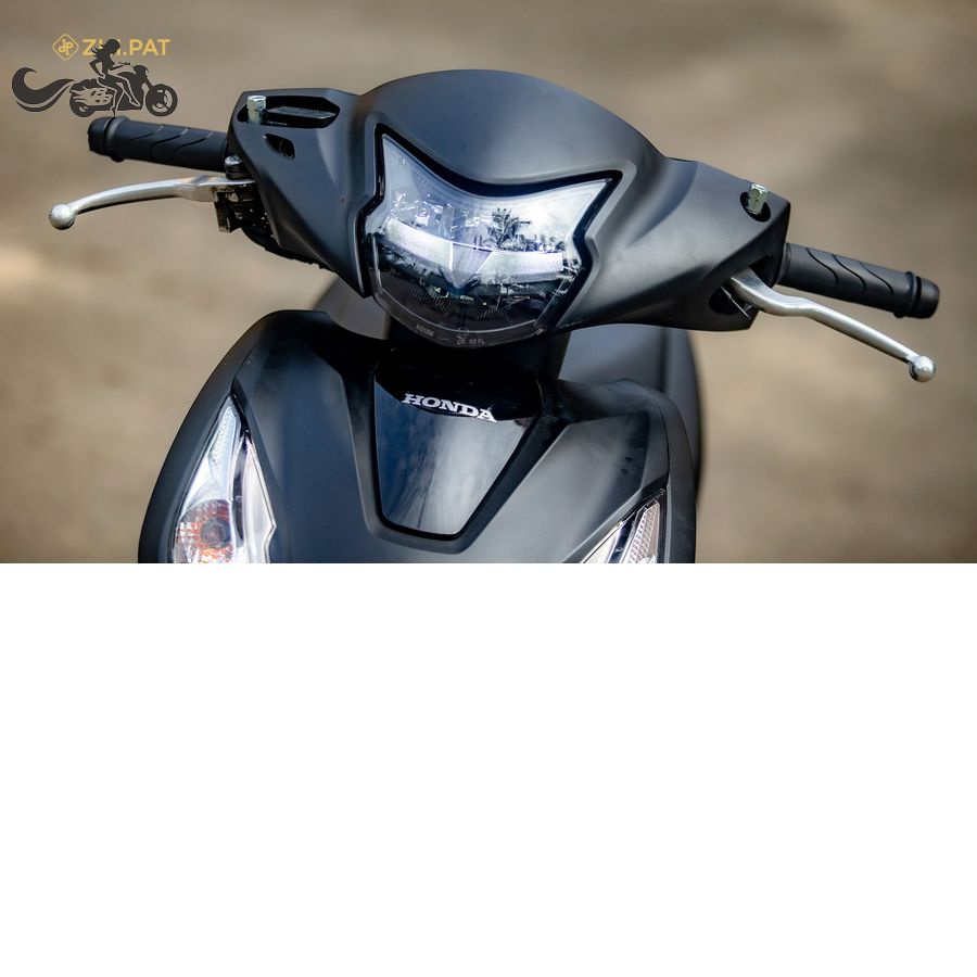 Đèn Pha Led 2 Tầng Xe Vision 2020-2022. Hàng Chính Hãng Bảo Hành Zhi.Pat Cao Cấp, Siêu Sáng. 2 Màu Trắng Bạc &amp; Đen Khói