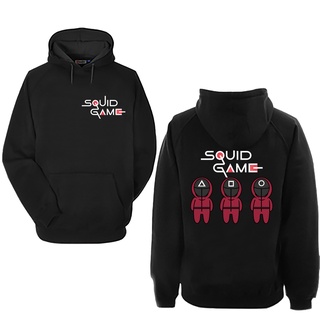 ( HOT TREND)  áo hoodie SQUID GAME ( áo nỉ mũ Trò Chơi Con Mực)