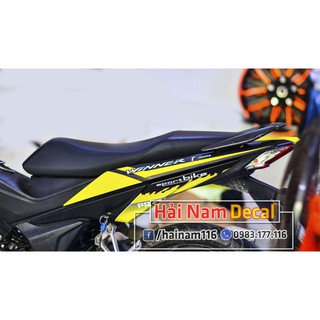 Tem Trùm Winner 150 Vàng Đen Ohlins