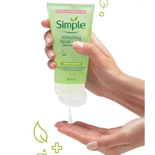 Sữa Rửa Mặt Simple Kind To Skin Refreshing Facial Wash Gel 150ml | BigBuy360 - bigbuy360.vn