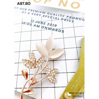 Cài Áo Nữ NHẬT VY Kiểu Dáng Chiếc Lá - A97