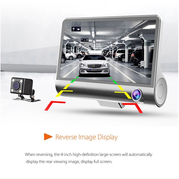 Camera hành trình ô tô Onviz X004/ 3 mắt camera, màn hình 4 inh full HD, ghi hình đa chiều, có chế độ ghi đè | BigBuy360 - bigbuy360.vn