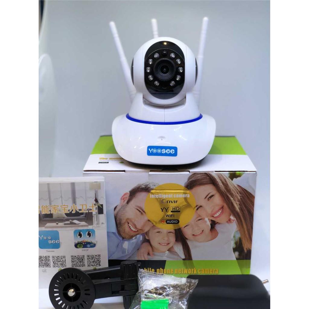 [COMBO] Camera wifi YooSee 3 Anten HD720P + Thẻ 32Gb Netac