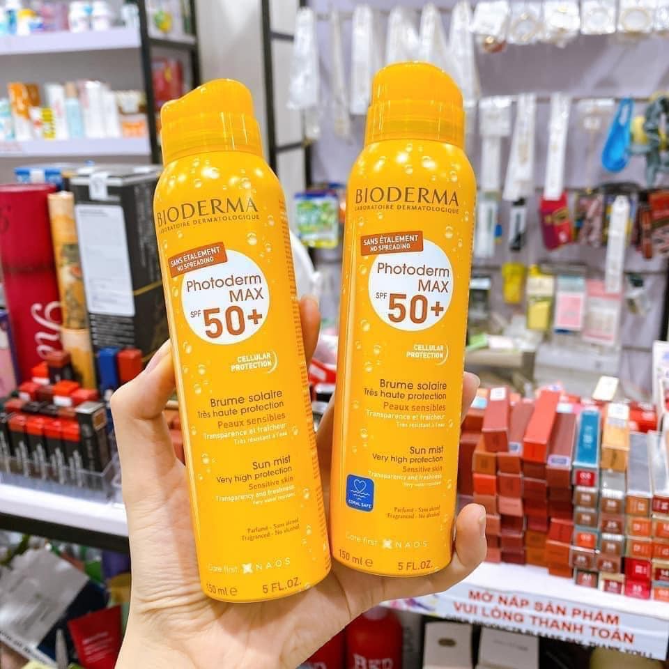 Xịt chống nắng Bioderma SPF 50+ 150ml - Pháp