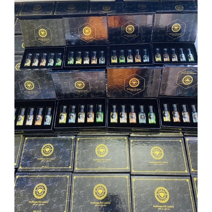 Sét 5 Lăn Tinh Dầu Nước Hoa Dubai Cao Cấp Chính Hãng 5 Mùi Nam Hoặc Nữ Siêu Thơm Lâu 25ml