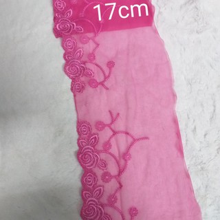 Ren thêu trang trí , size 15cm đến 29cm(1 mét)