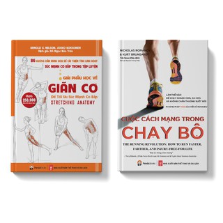 Sách - combo 2 cuốn Cách mạng trong chạy bộ + Giải phẫu học về giãn cơ-Pandabooks