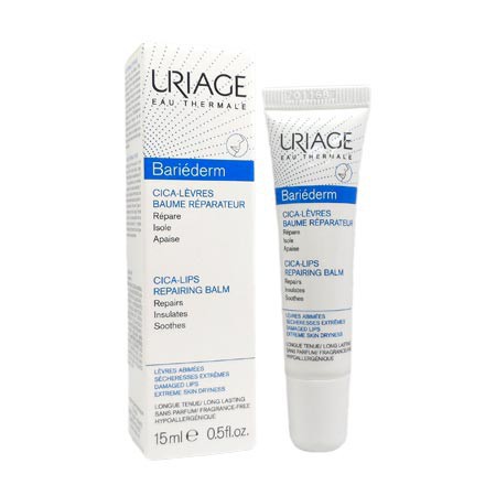 URIAGE BARIÉDERM CICA - LEVRES BAUME REPARATEUR KEM CHĂM SÓC MÔI KHÔ, NỨT NẺ 15ML