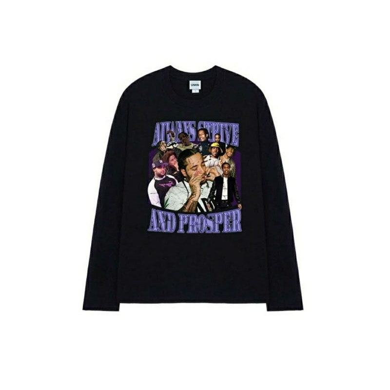 [ORDER] Áo Thun Tay Dài Long Sleeves A$AP Rocky Purple